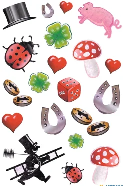 Herma stickers Decor glittery lucky (2)