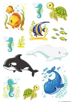 Herma stickers Decor havs djur (3)