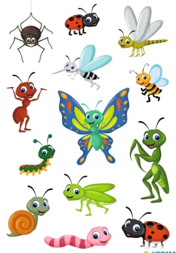 Herma stickers Decor insekter (3)