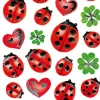 Herma stickers Decor nyckelpigor (2)