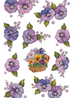 Herma stickers Decor styvmorsviol (3)