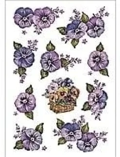 Herma stickers Decor styvmorsviol (3)