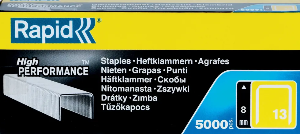 Häftklammer Rapid A13/8 Fineline, 50ark, 5000/fp