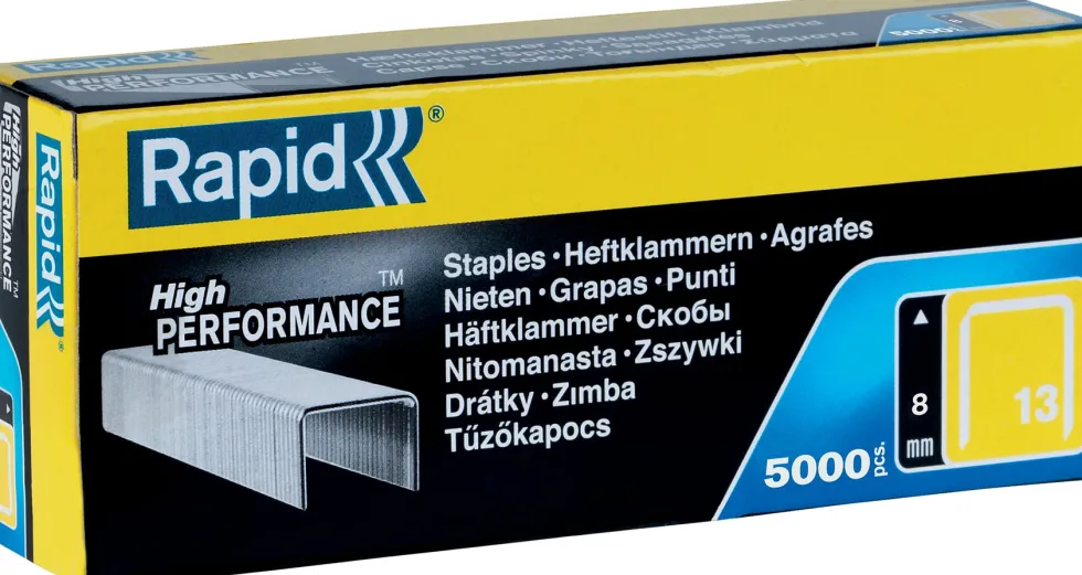 Häftklammer Rapid A13/8 Fineline, 50ark, 5000/fp