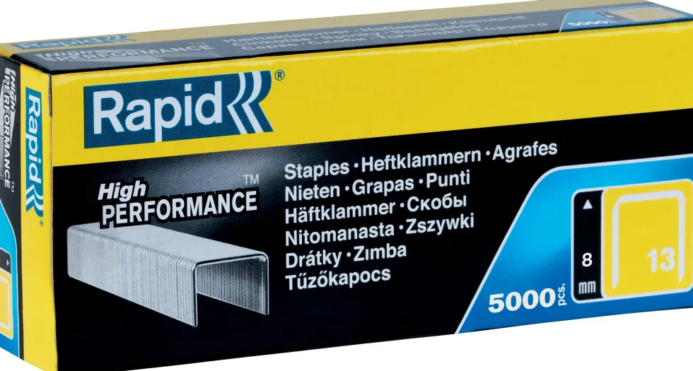 Häftklammer Rapid A13/8 Fineline, 50ark, 5000/fp