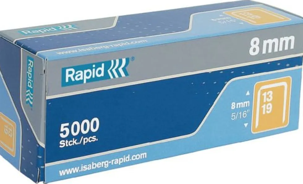 Häftklammer Rapid A13/8 Fineline, 50ark, 5000/fp