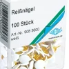 Häftstift vita 100/plastask