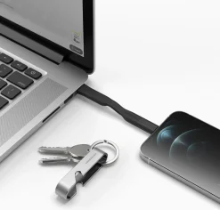 High Six - The 6-In-1 Charging Cable, Black/Silver