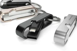 High Six - The 6-In-1 Charging Cable, Black/Silver