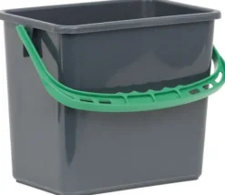 Hink Grå, grönt handtag 6l