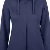 Hoodie zip funktion 021015 dam marin S