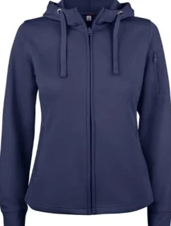 Hoodie zip funktion 021015 dam marin XS
