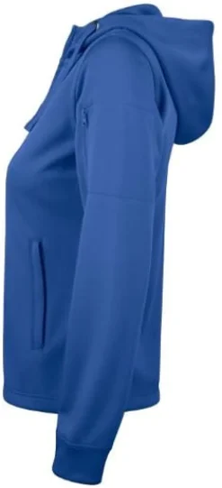 Hoodie zip funktion 021015 dam rblå XL