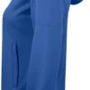 Hoodie zip funktion 021015 dam rblå 2XL