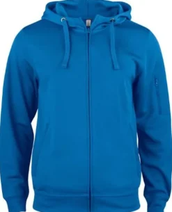 Hoodie zip funktion 021014 rblå XS