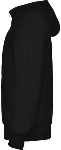 Hoodie zip ROLY Montblanc uni svart 3XL
