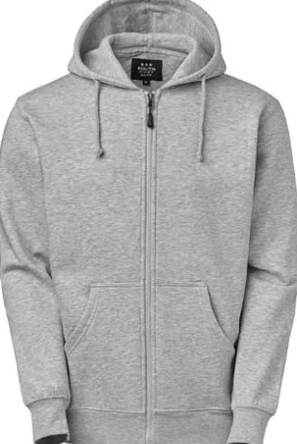 Hoodie zip SOUTH WEST Parry gråmel XL