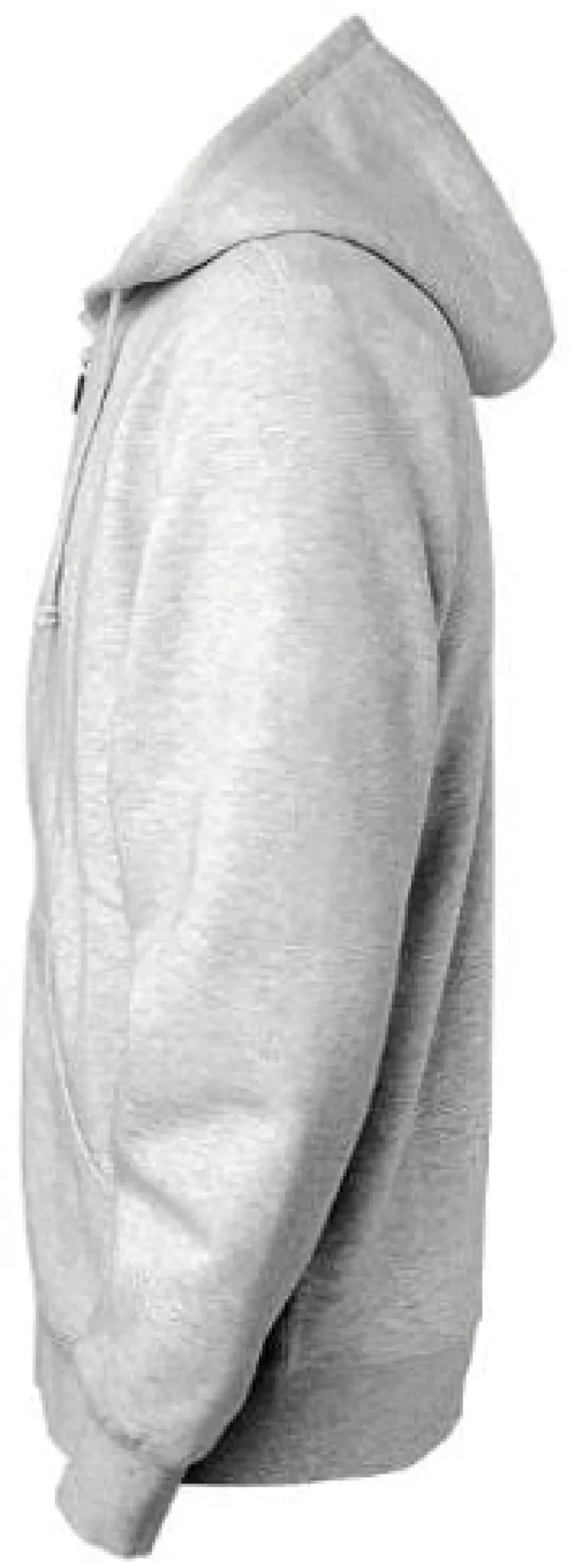 Hoodie zip SOUTH WEST Parry gråmel XL