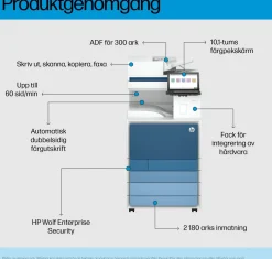 HP Color LaserJet Enterprise Flow MFP 8801z