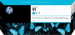 HP Cyan DesignJet Pigment Ink Cartridge