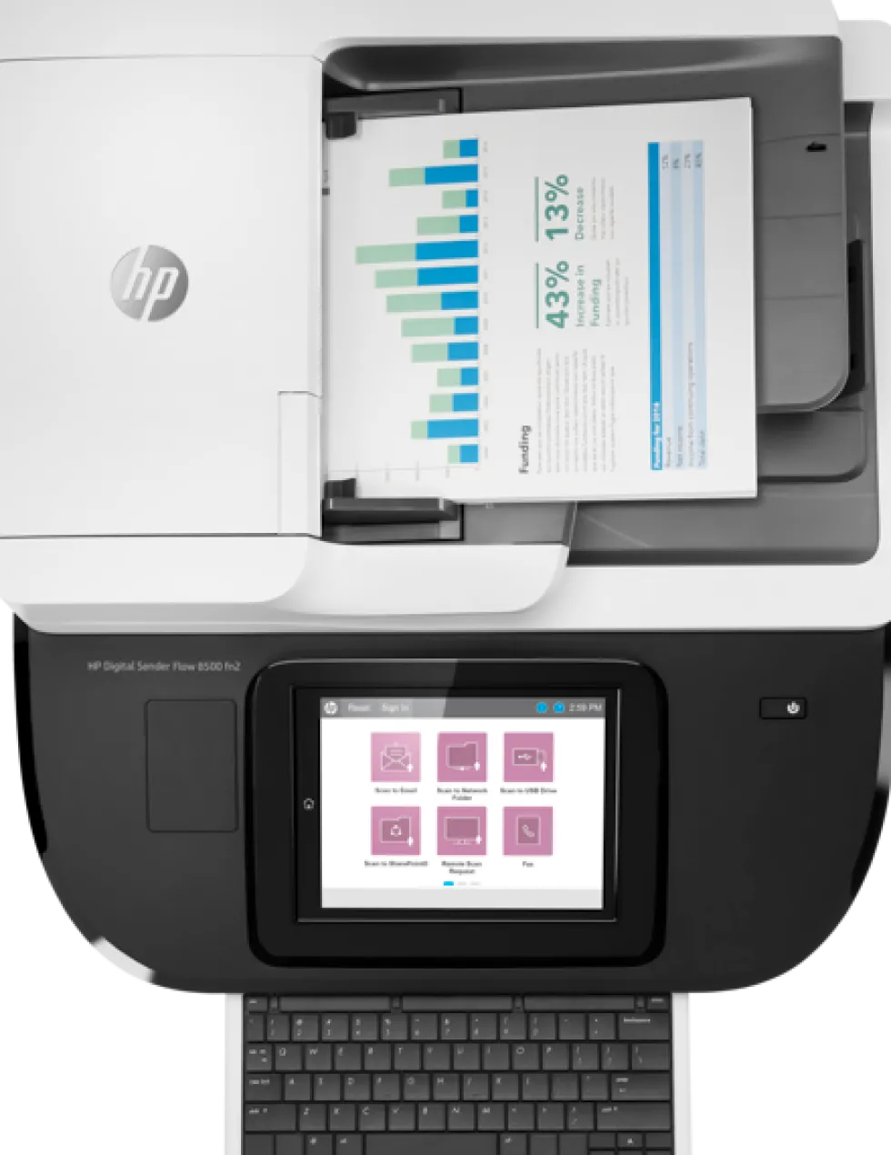 HP Digital Sender Flow 8500 Fn2 Scanner