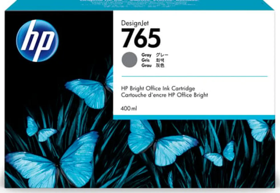 HP 765 grey ink cartridge 400ml