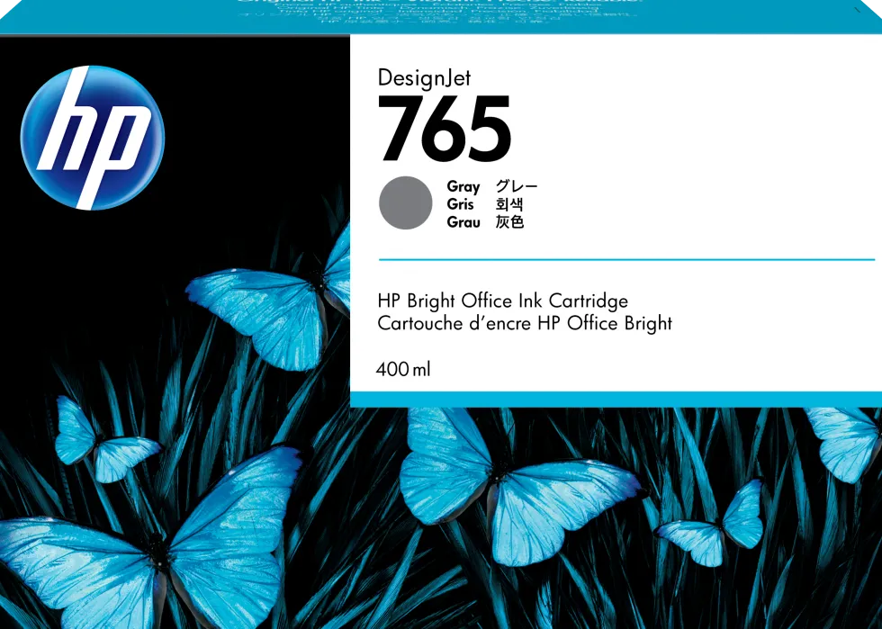 HP 765 grey ink cartridge 400ml