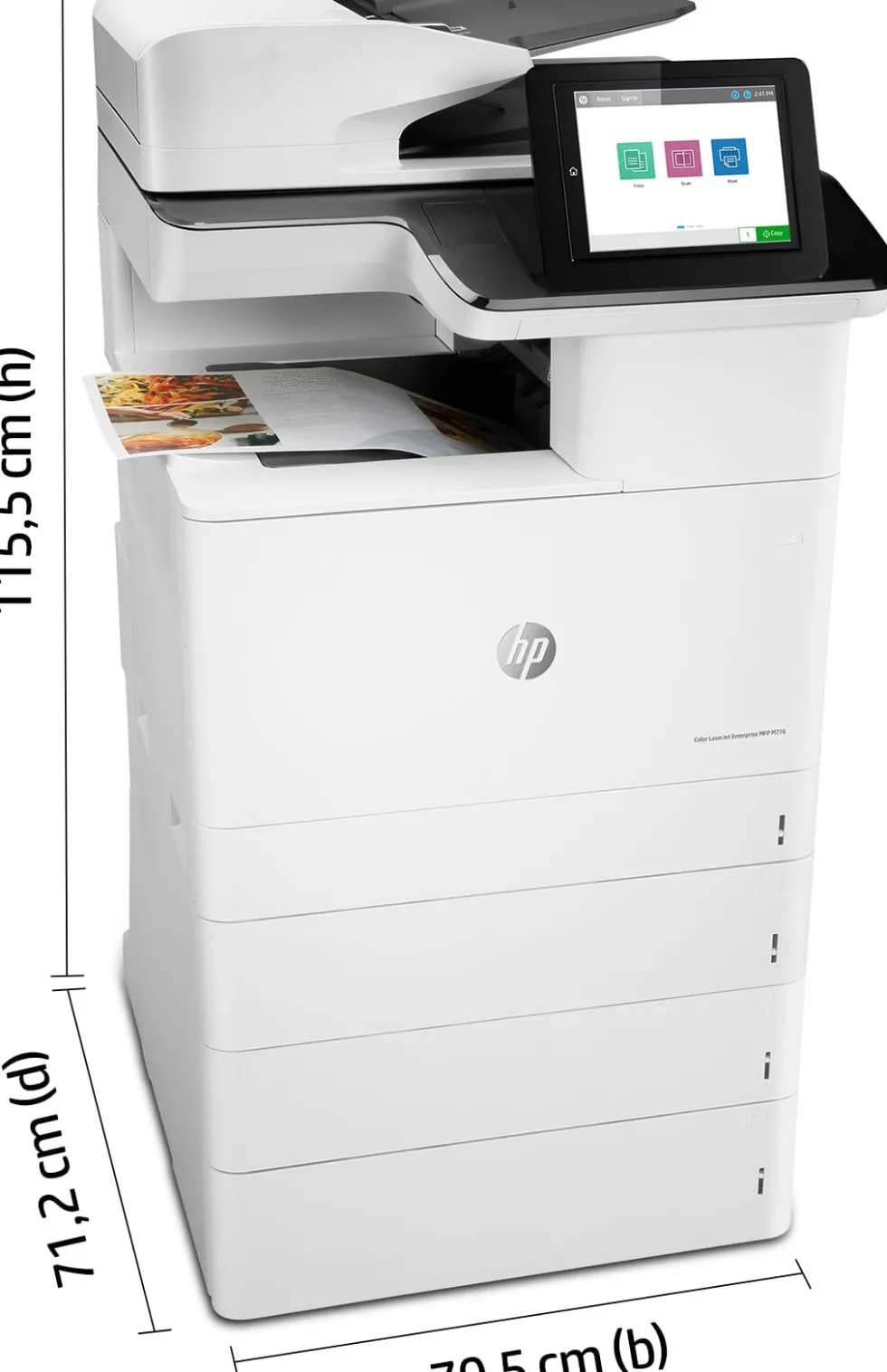 HP LaserJet Color A3 MFP M776dn printer