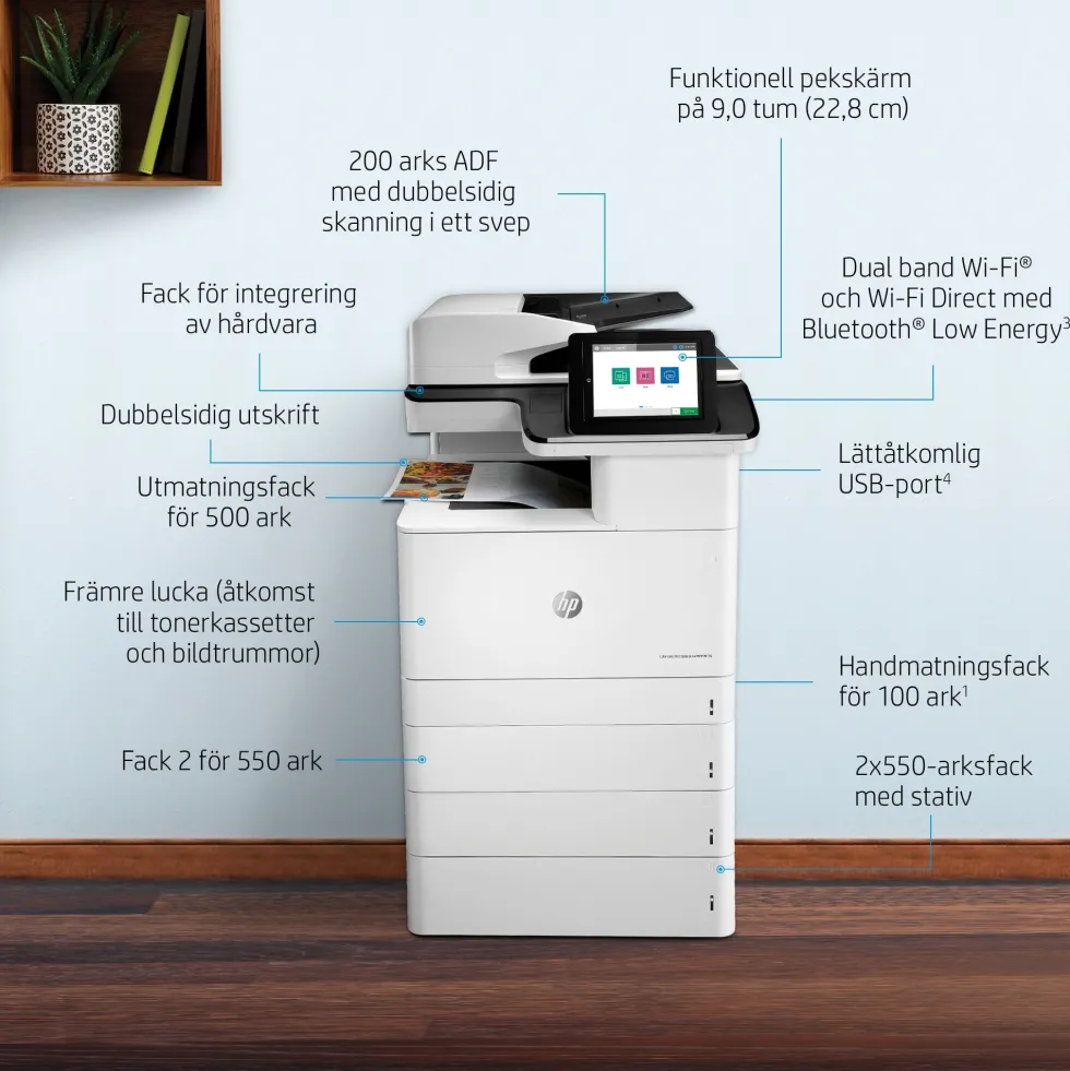 HP LaserJet Color A3 MFP M776dn printer