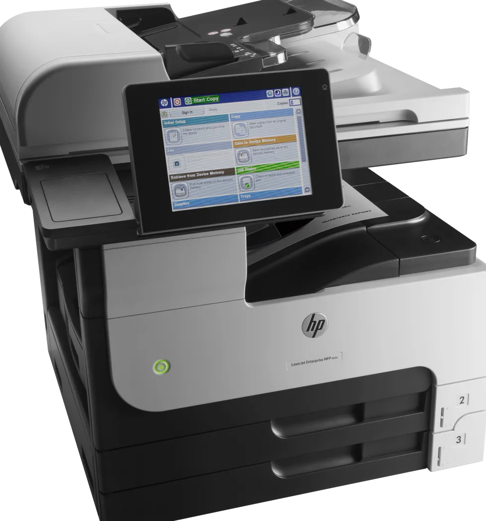 HP LaserJet Enterprise MFP M725dn printer