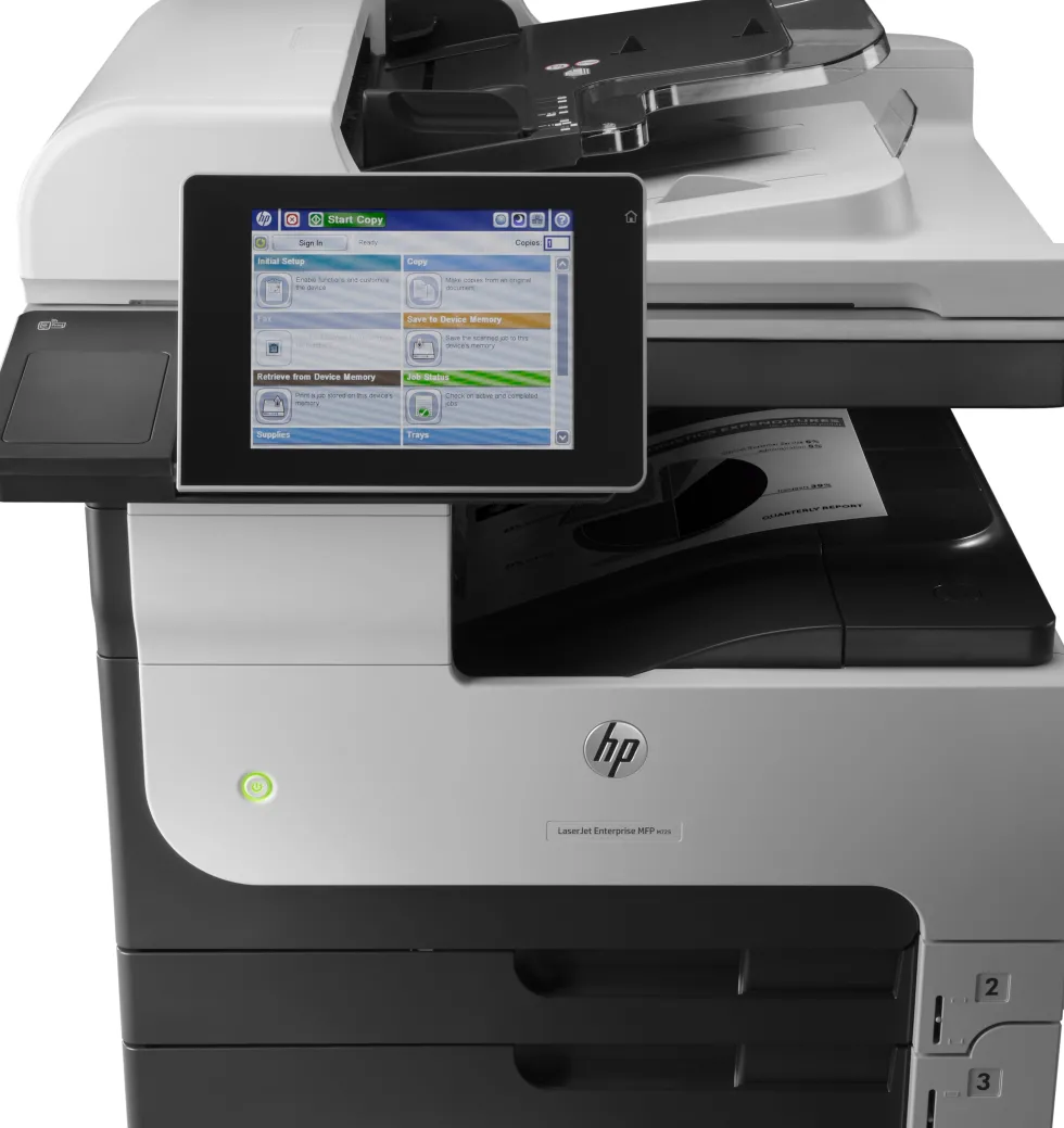 HP LaserJet Enterprise MFP M725dn printer