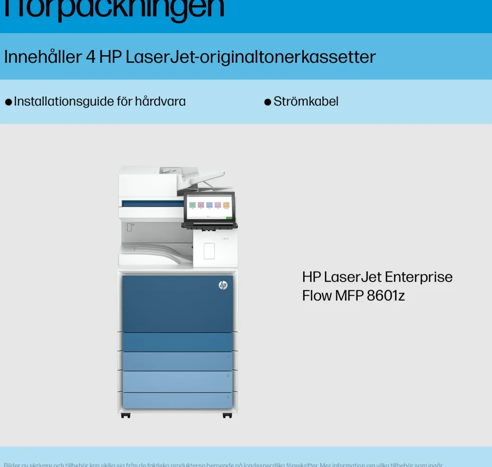 HP LaserJet Ent Flw MFP 8601z Prntr