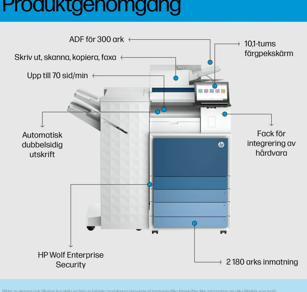 HP LaserJet Ent Flw MFP 8601z+ Prntr
