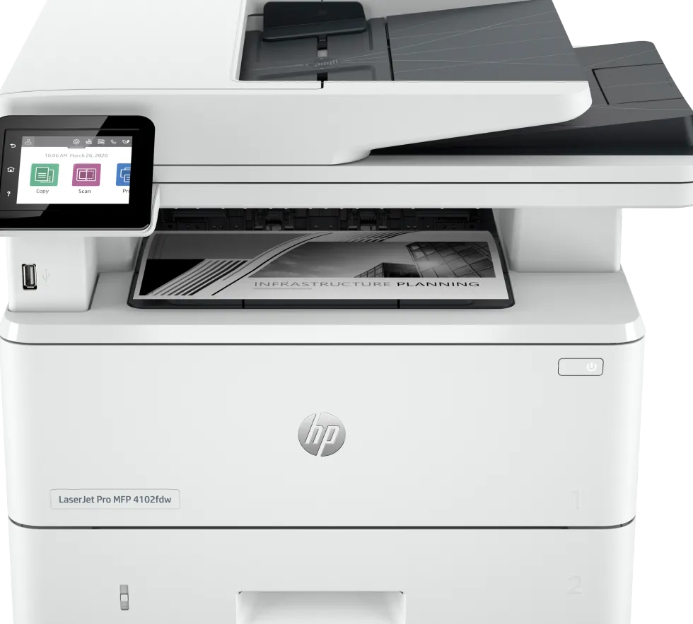 HP LaserJet Pro MFP 4102fdw - Multifunktionsskrivare - svartvit