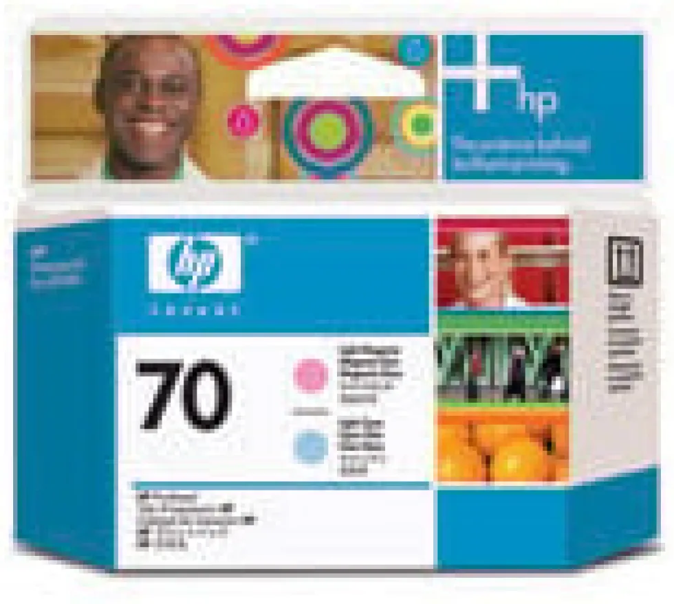HP 70 light cyan & magenta printhead