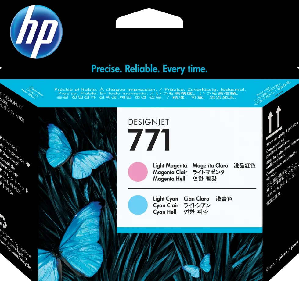 HP 771 Light magenta/light cyan printhead
