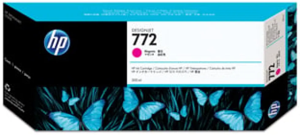 HP 772 magenta ink cartridge, 300 ml