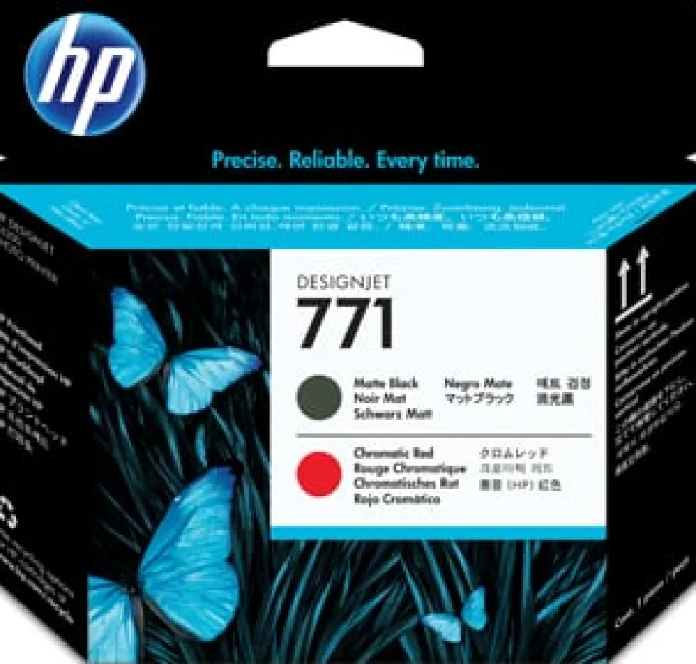 HP 771 Matte black/chromatic red printhead
