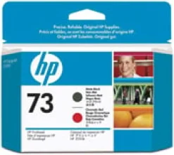 HP 73 matte black/chromatic red printhead