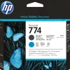 HP 774 Matte Black/Cyan Printhead