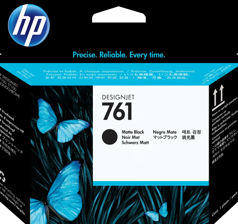 HP 761 matte black/matte black printhead