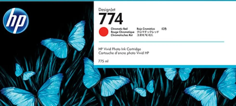 HP 774 775-ml Chromatic Red Ink Cartridge