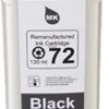 HP No 72 black matte 130 ml, No 70