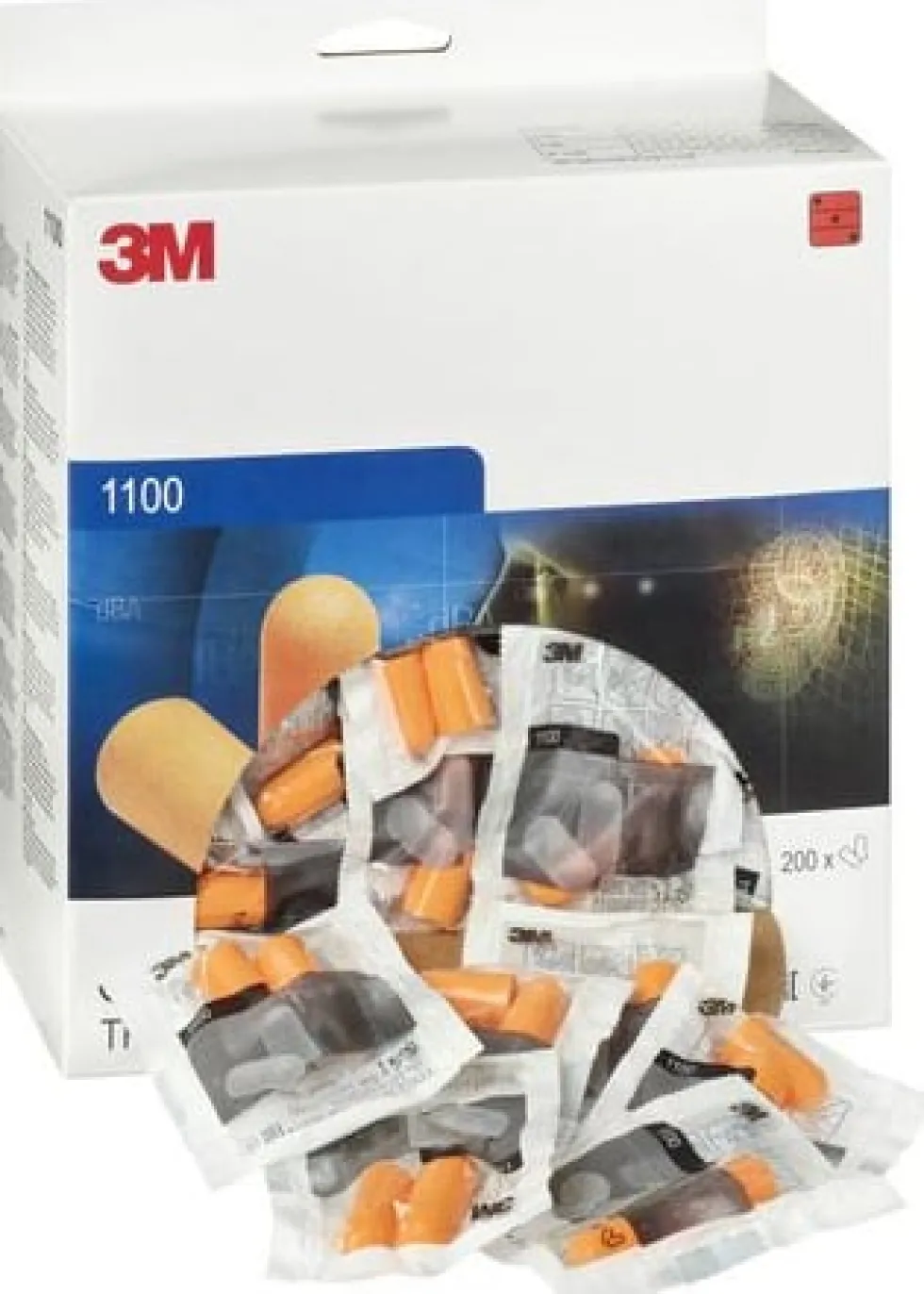 Hörselpropp 3M 1100, 200par/fp