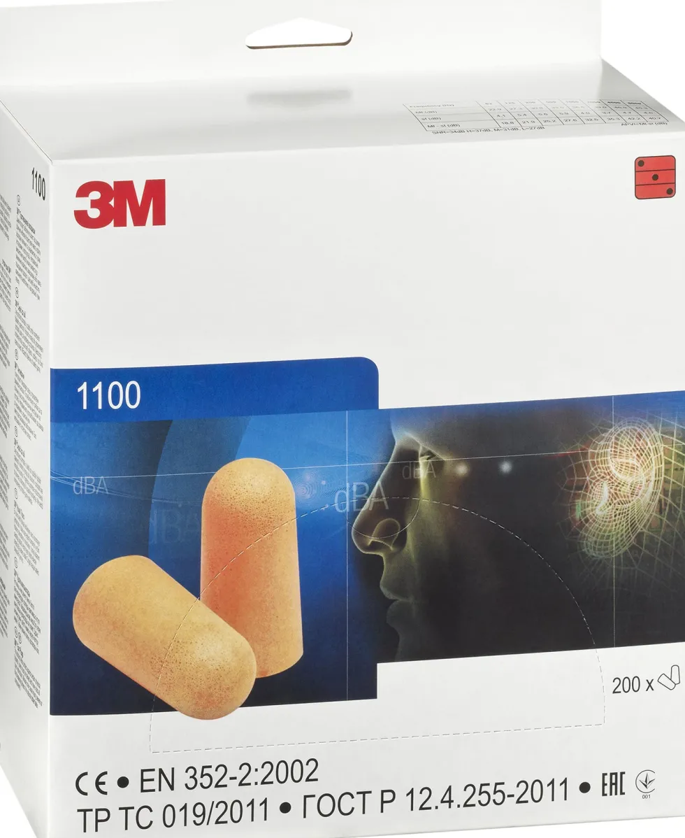 Hörselpropp 3M 1100, 200par/fp