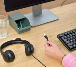 HS-201 USB On Ear Pc Headset (B2B)