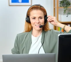 HS-260 USB/USB-C ENC PC headset ECO (B2B)