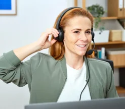 HS-260 USB/USB-C ENC PC headset ECO (B2B)