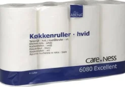 Hushållspapper ABENA 2-lag vit 4/fp