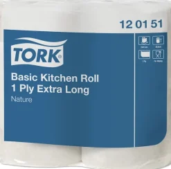 Hushållspapper TORK Basic Extra lång, 97,5m, 2/FP